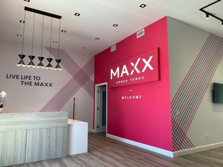MAXX Reception Wall